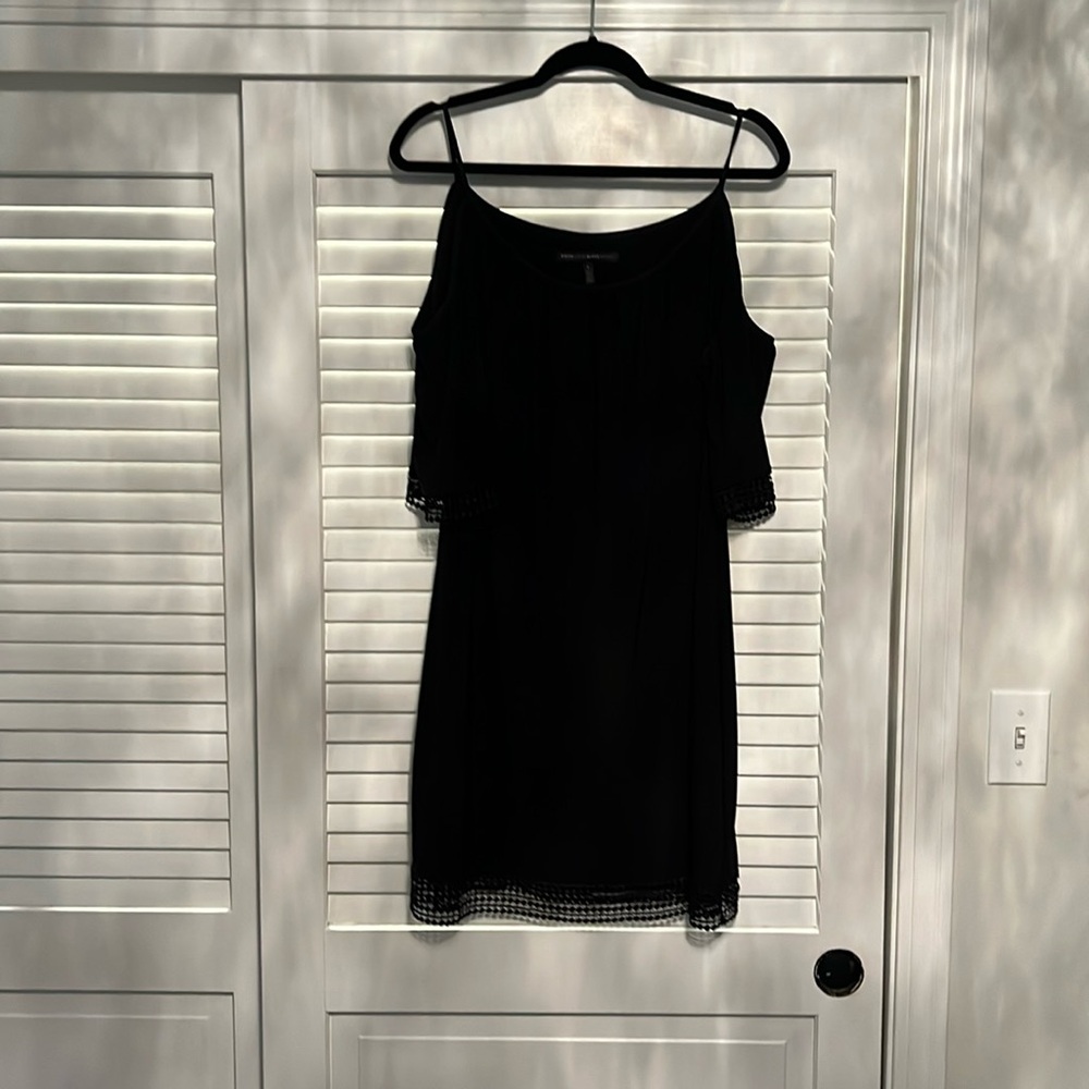 White House black market cold shoulder dress